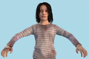 Zombie Girl Resident Evil Remake Kendo Daughter Girl-2